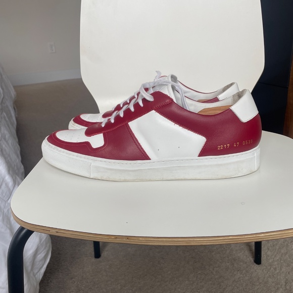 Common Projects sneakers-cherry red and white MEN’s size 47 - Picture 3 of 8
